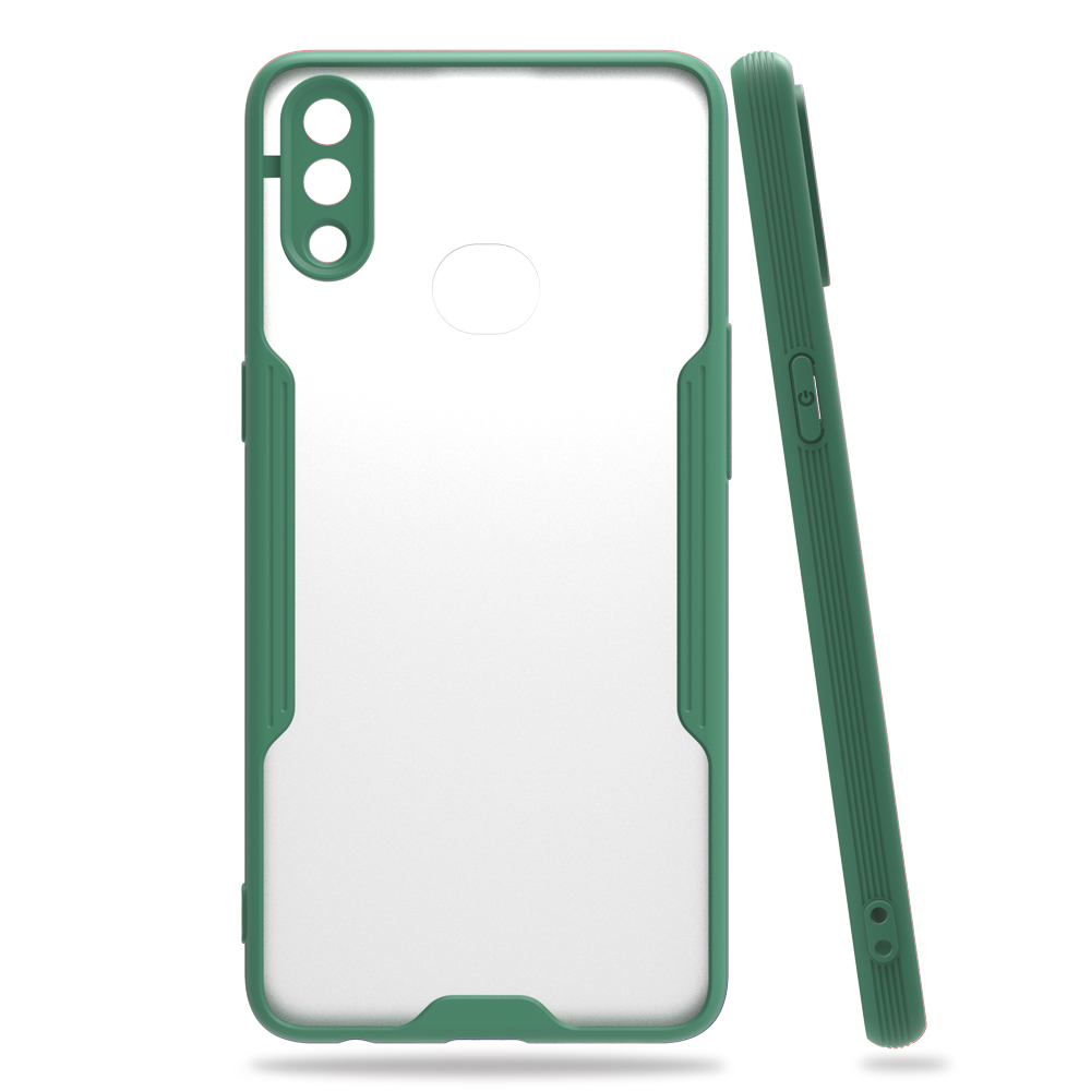 Samsung Galaxy A10s Kılıf Platin Silikon