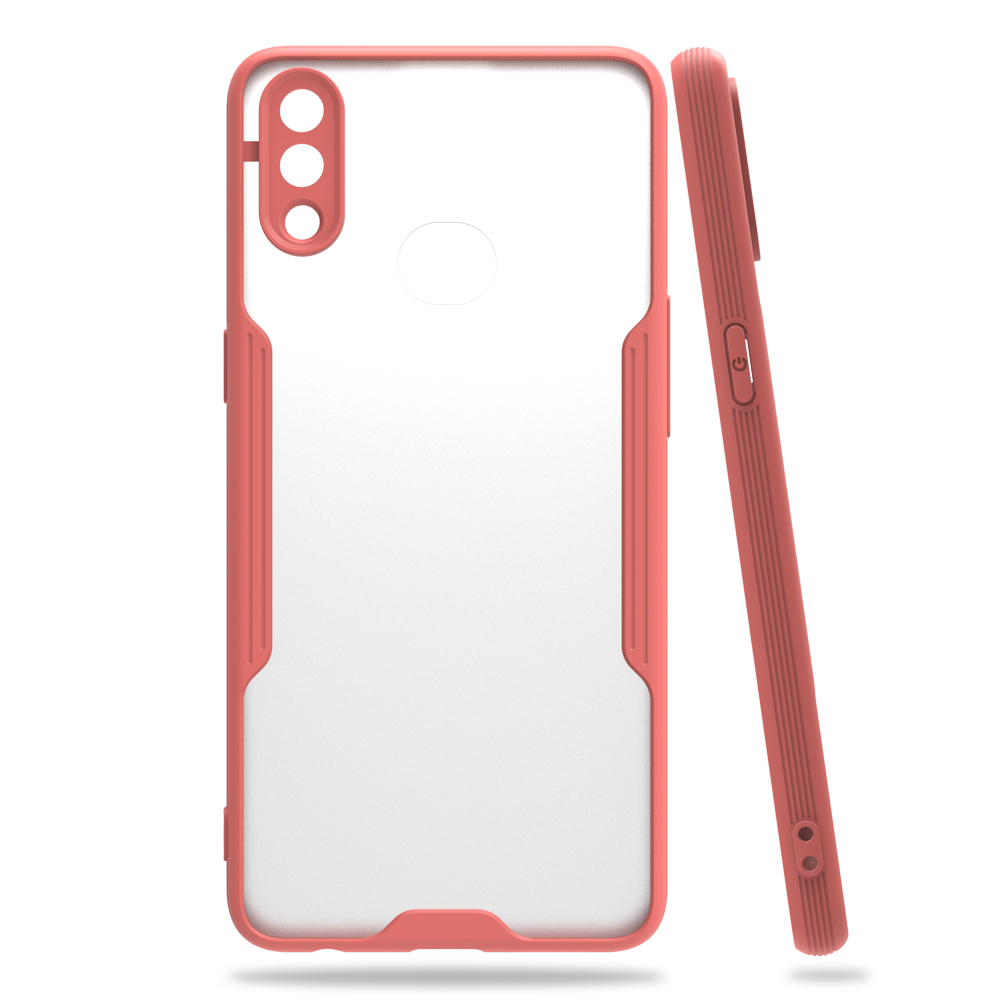 Samsung Galaxy A10s Kılıf Platin Silikon